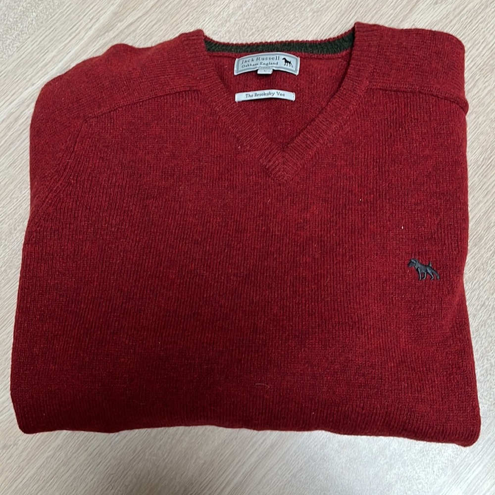 NWT Jack Russell Oakham England cardigan